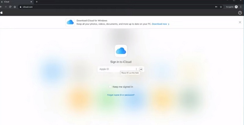 go to icloud.com and sin in to move your file