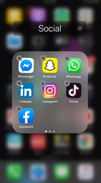 Delete and reinstall the Facebook app - group how to