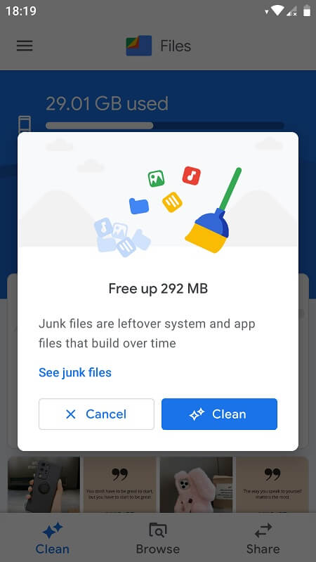 Clean data to fix the app error
