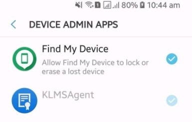 samsung klms agent app
