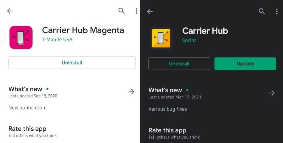 Carrier Hub App