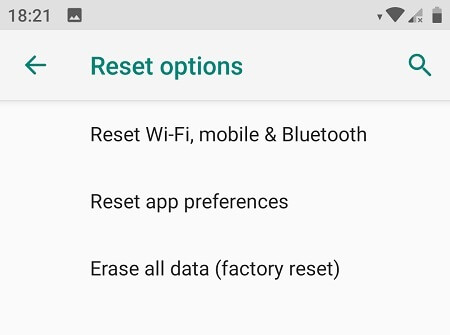 factory reset to fix scpm client