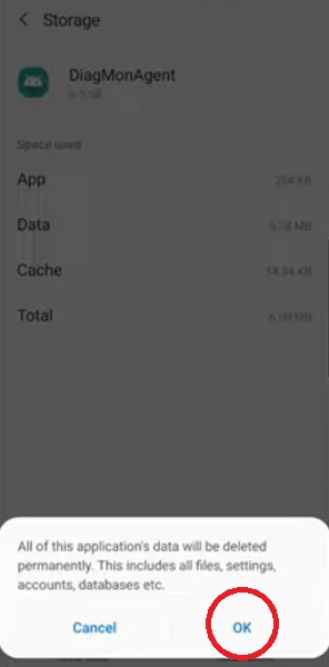 clear cache data to fix the app issue