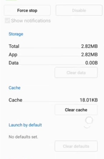 clear cache to fix Com.Samsung.android.incallui