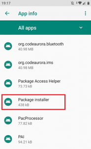 Com google android packageinstaller что это