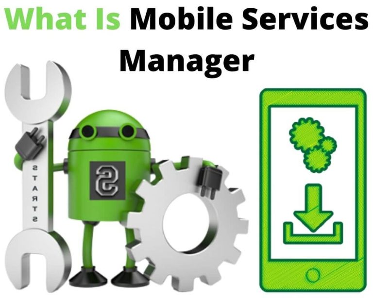 Mobile Services Manager Android app