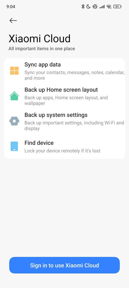 Xiaomi cloud Find Device Xiaomi cloud Find Device