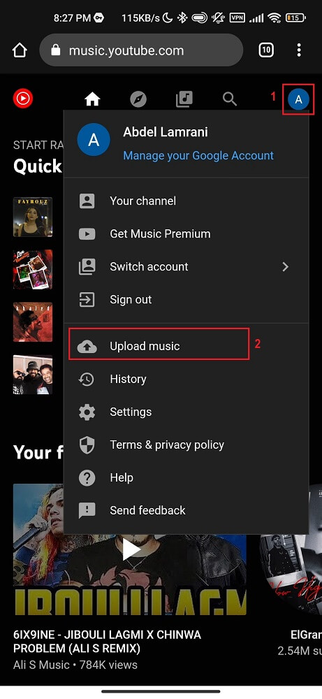 Backup Android music