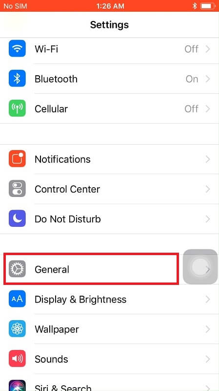 Go to settings, then phone general