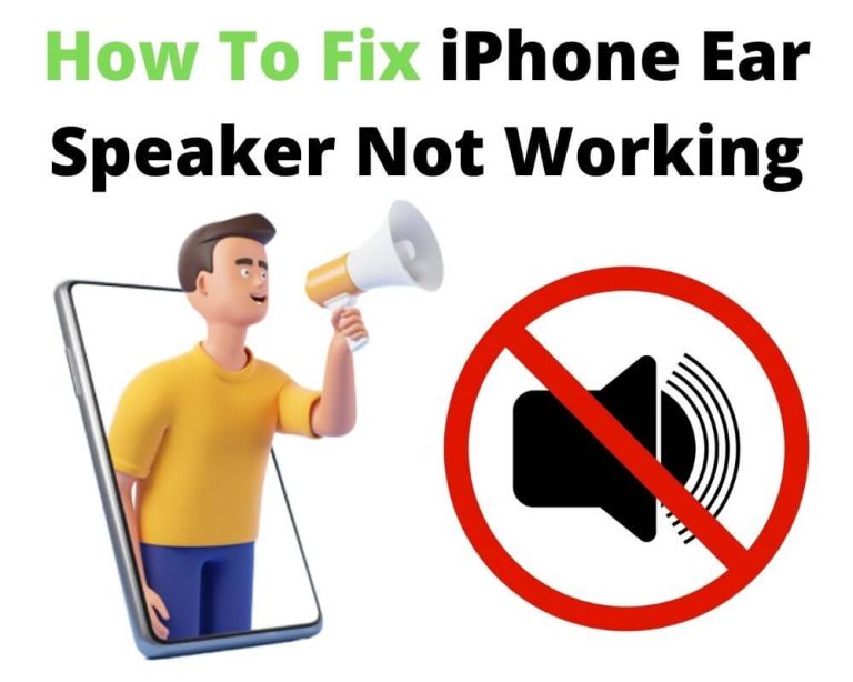 How to fix iphone ear speaker not working - 2022