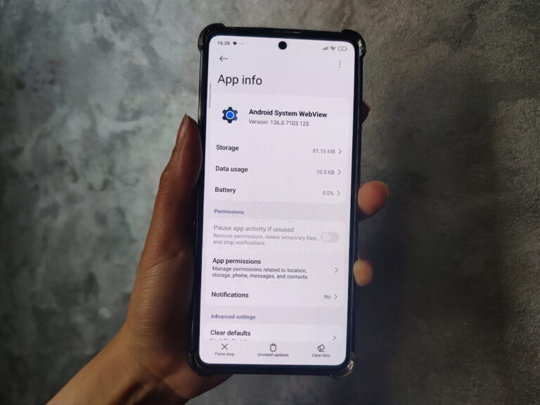 Inside Android System WebView on a Real Phone