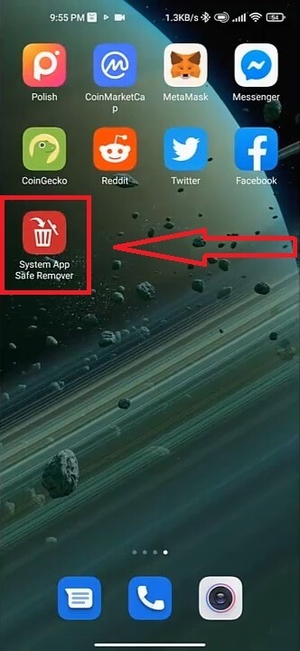 System app safe remove