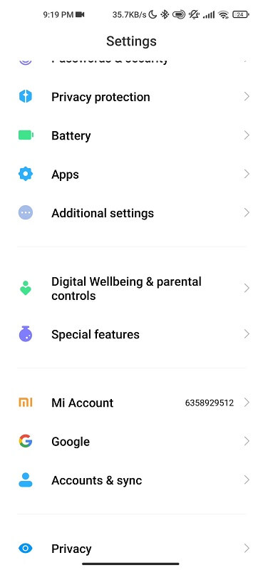 clear app data android