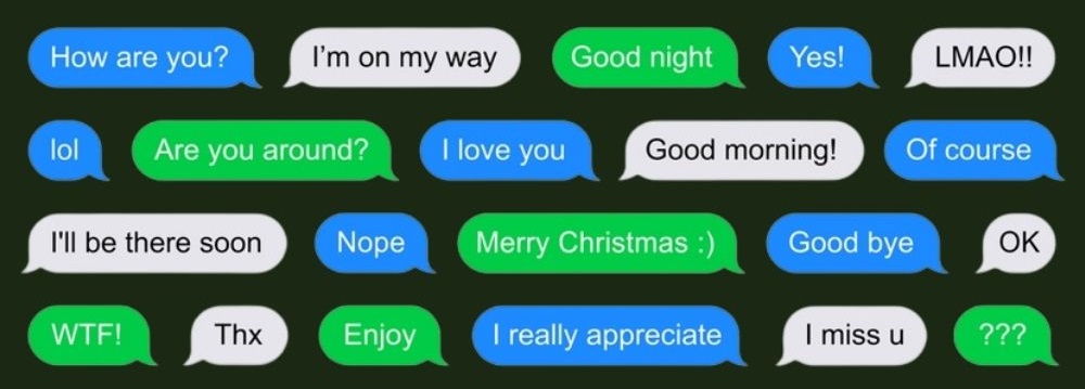 mobil verileri kullanarak iMessages mesajlaşması