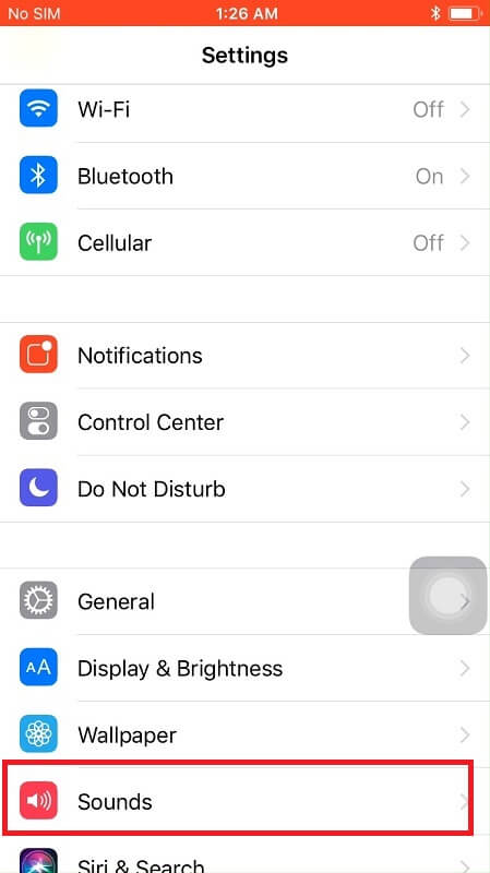no sound on iphone