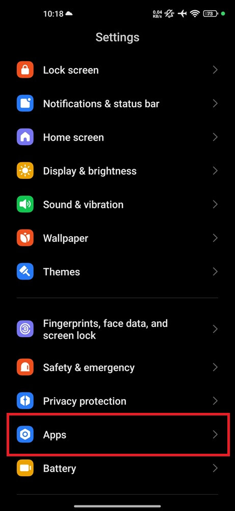 Android Settings Interface (1) Android Settings Interface (1)