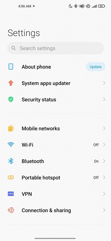 Fix phone not registered on network