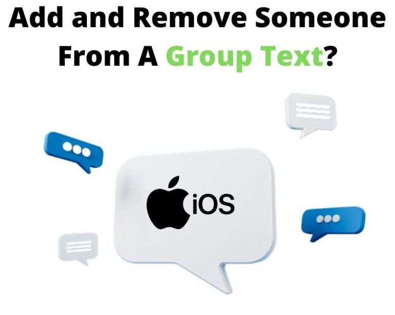 How to add and remove people from a text group