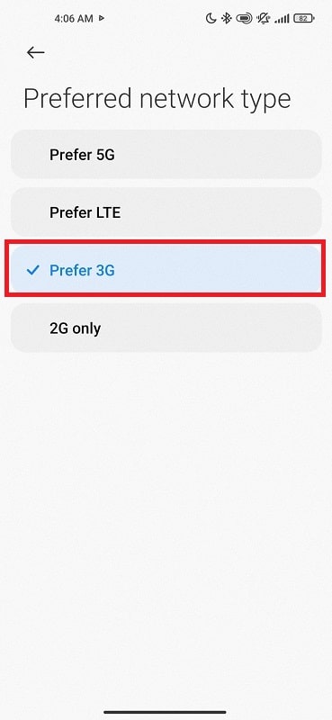 Network type