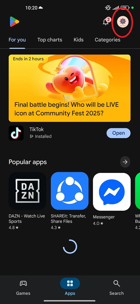 Update the Snapchat App (1) Update the Snapchat App (1)