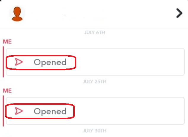 What Does Opened Mean On Snapchat Messages