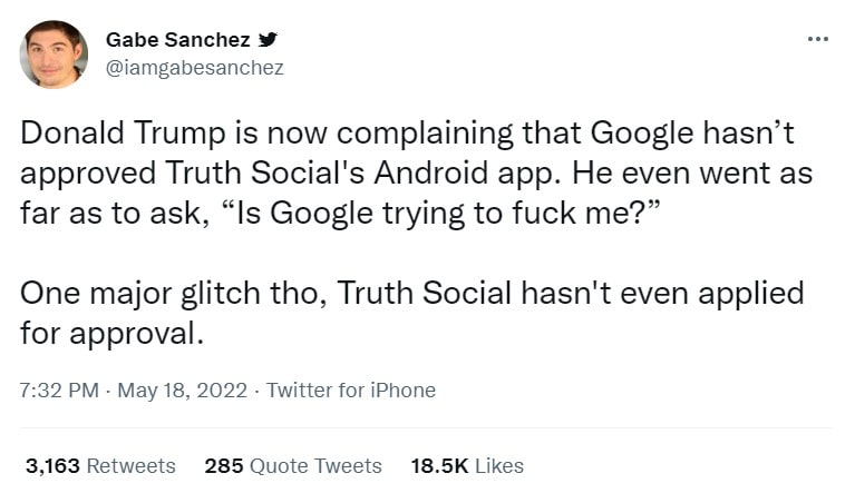 truth social app for android