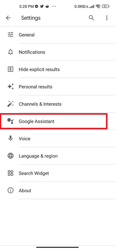 google assistant