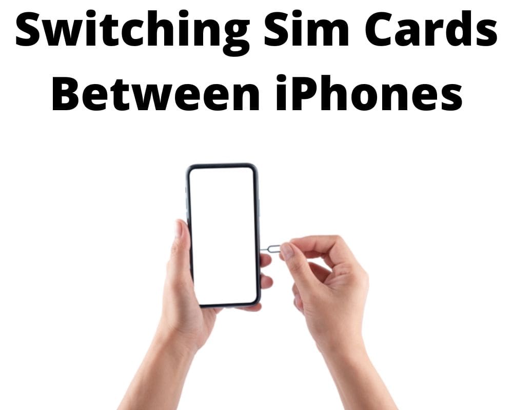 How to switch sim cards between iphones