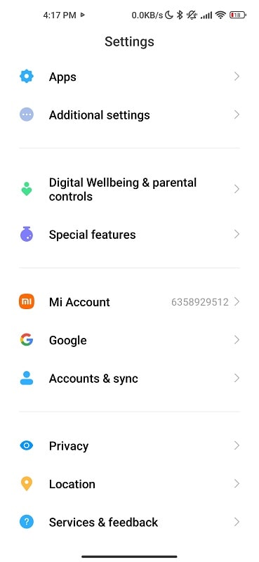 Settings to fix looks like another app is blocking google play