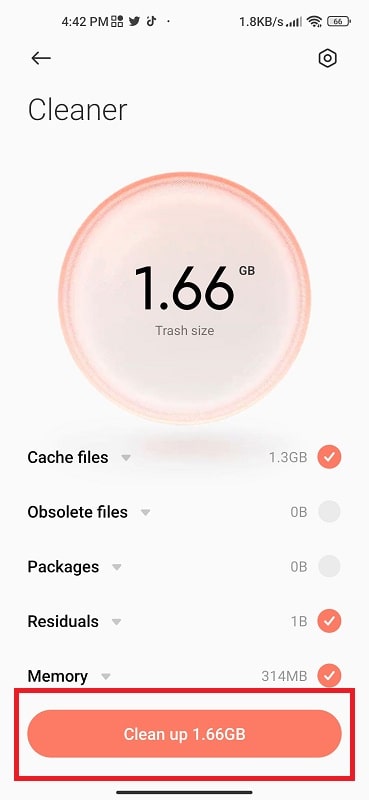 clear android system cache