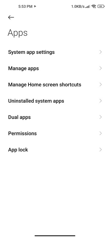 select apps manager