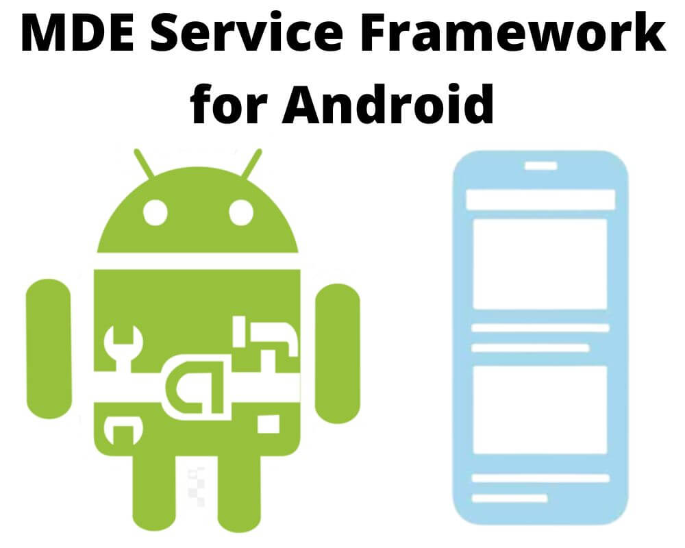 What is mde service framework app