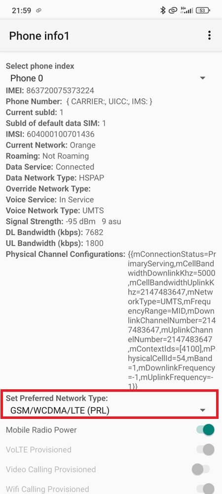 Set Preferred Network Type under phone info (22)