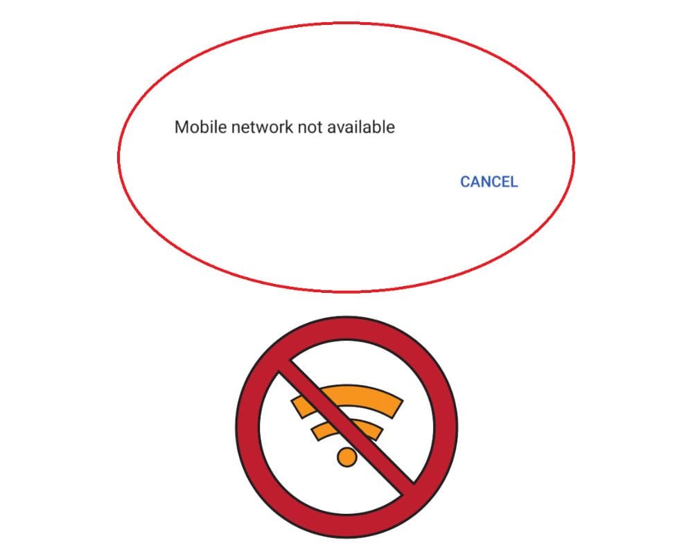 How to fix mobile network not available on Android