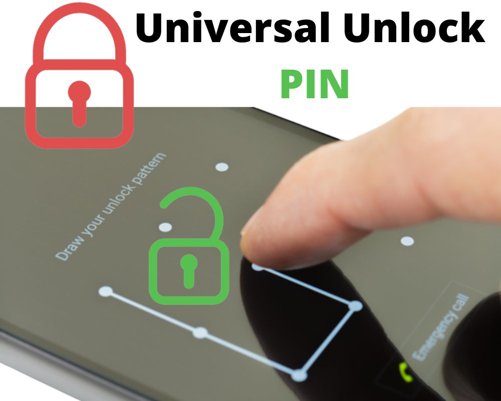 universal unlock Pin code for android without losing data
