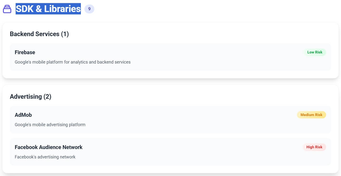Facebook SDK integrations - Backend Services and Advertising