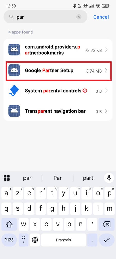 Force stop partner setup app (2) Force stop partner setup app (2)