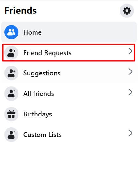Check your friend request