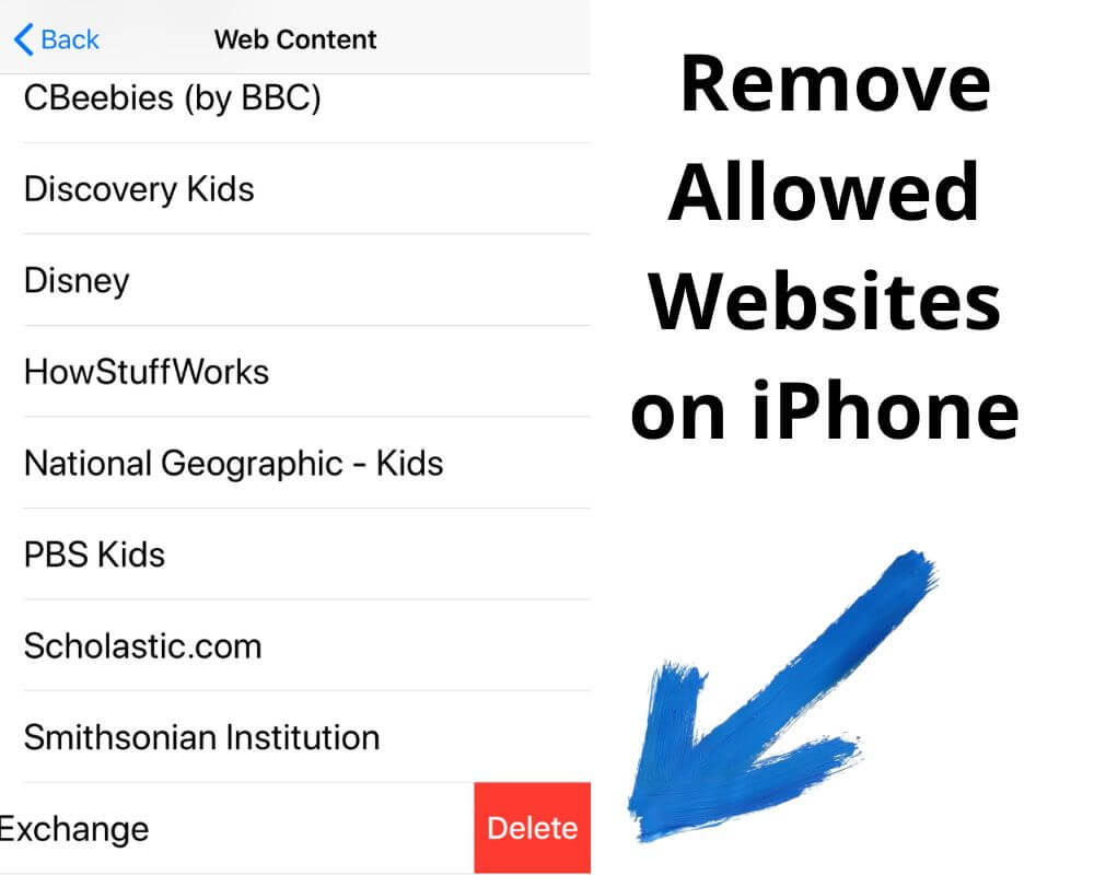 Easy Methods to Remove Website from Allowed Websites on iPhone