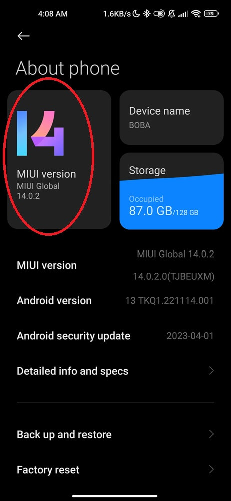 MIUI global 14.0.2