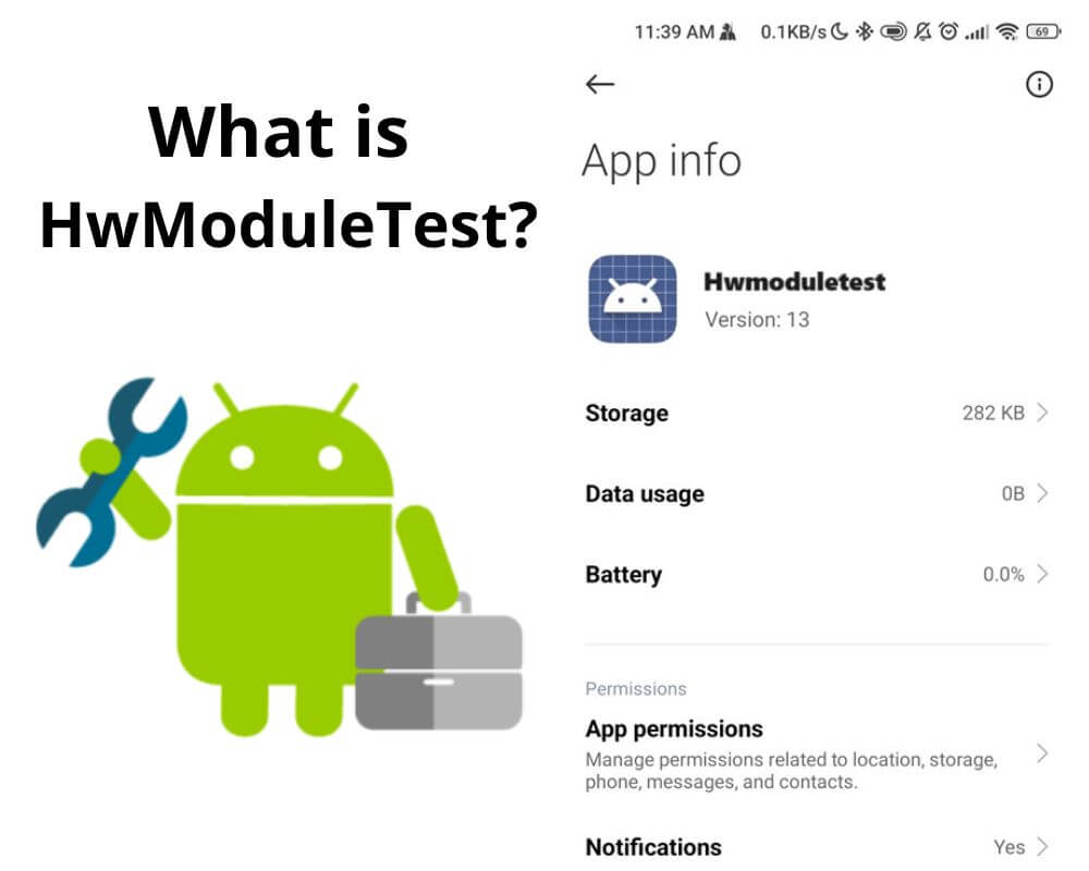 What is HwModuleTest app
