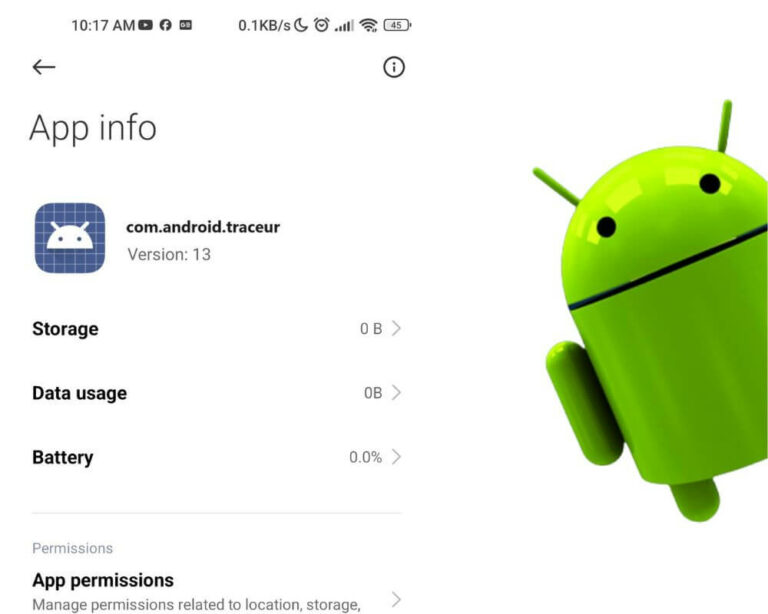 What is com.android.traceur