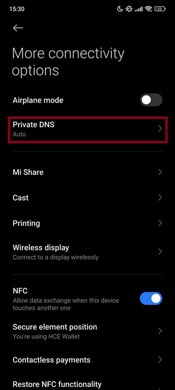 Block ads in Xiaomi with private DNS (22)