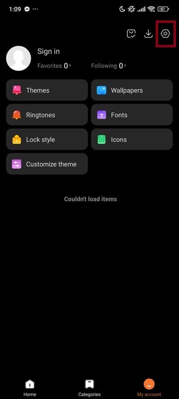 Turn off ads from themes app (2)