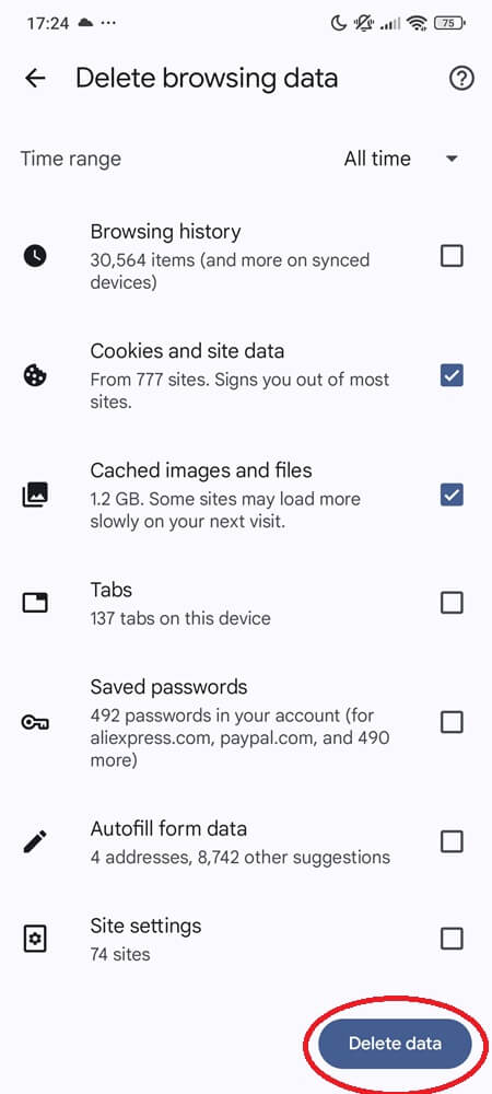 Clear Chrome Cache and Cookies (4)