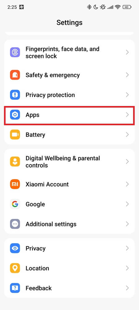 Step 1 settings show apps (1) Step 1 settings show apps (1)