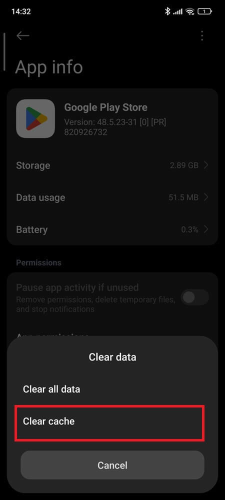 clear cache button last step srceen show clear cache button last step srceen show